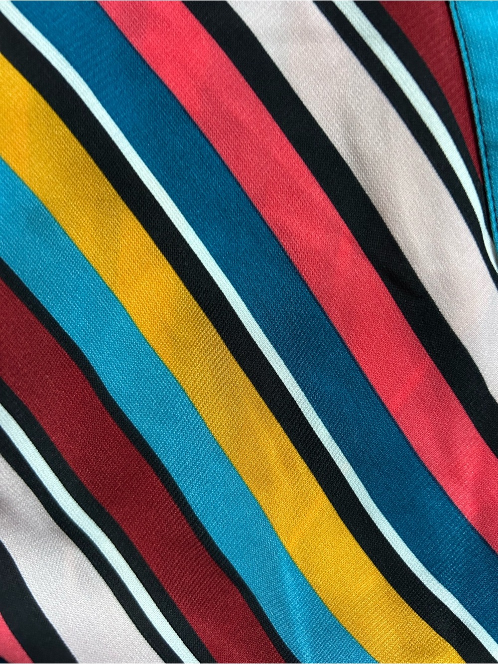Guess Multicolor Striped Long Sleeve Top - Picture 7 of 9